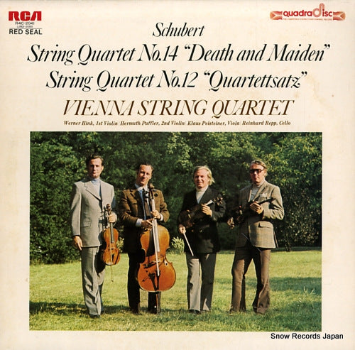 VIENNA STRING QUARTET schubert; string quartet no.14 "death and maiden" R4C-2041