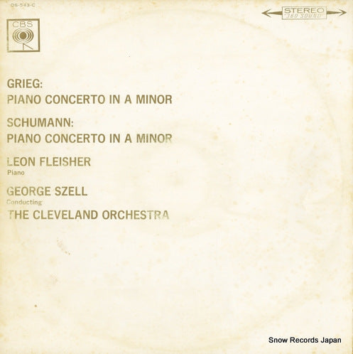 FLEISHER, LEON grieg; piano concerto in a minor OS-543-C