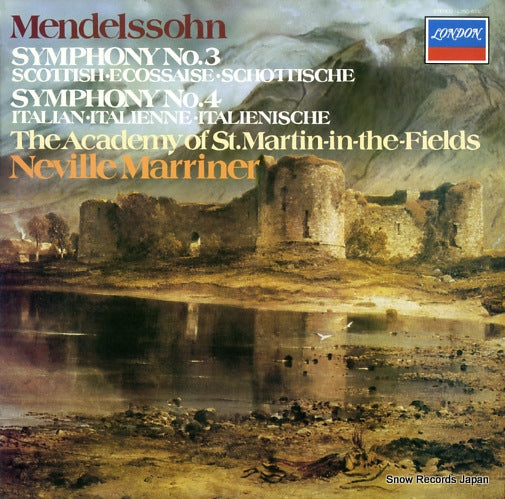 MARRINER, NEVILLE mendelssohn; symphony no.3/no.4 L25C-8030