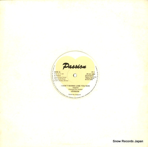 TAJAH, PAULETTE i don't wanna lose you now PE5