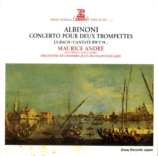 ANDRE, MAURICE albinoni; concerto en ut majeur pour deux trompettes REL-3128