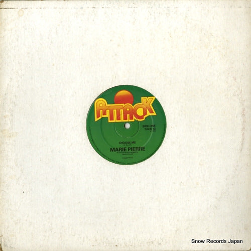 PIERRE, MARIE choose me TACK12