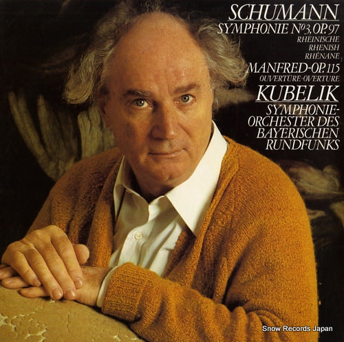 KUBELIK, RAFAEL schumann; symphony no.3 "rhenish" 25AC1010