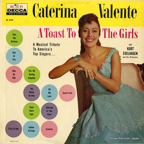 VALENTE, CATERINA a toast to the girls DL8755