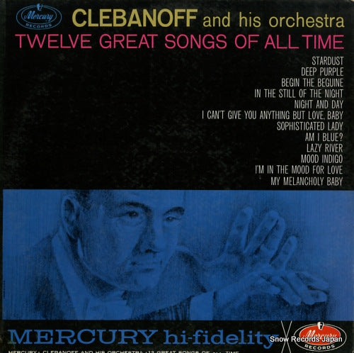CLEBANOFF AND HIS ORCHESTRA twelve great songs of all time MG20720