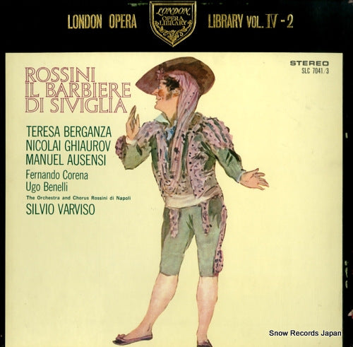 VARVISO, SILVIO rossini; il barbiere di siviglia SLC7041