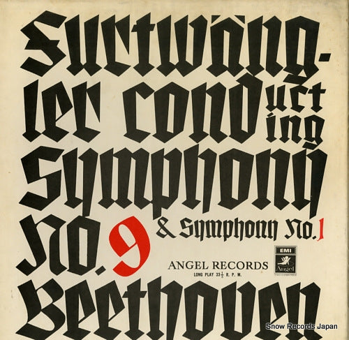 FURTWANGLER, WILHELM beethoven; symphony no.9 "choral" AB-8084