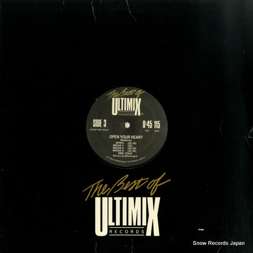 MADONNA / DIANA ROSS open your heart / the boss XXUM-3