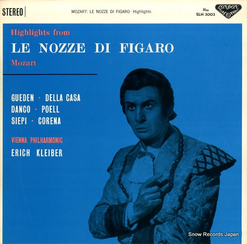 KLEIBER, ERICH mozart; le nozze di figaro - highlights SLH3003
