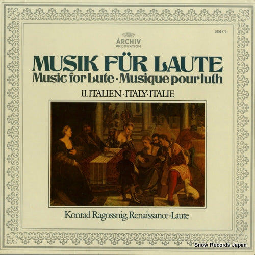 RAGOSSNIG, KONRAD music for lute 2533173