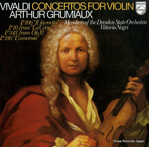 GRUMIAUX, ARTHUR vivaldi; concertos for violin X-8601