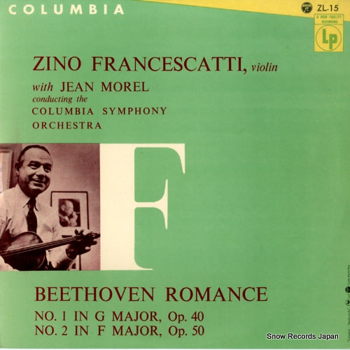 FRANCESCATTI, ZINO beethoven; romance no.1 in g major op.40 ZL-15