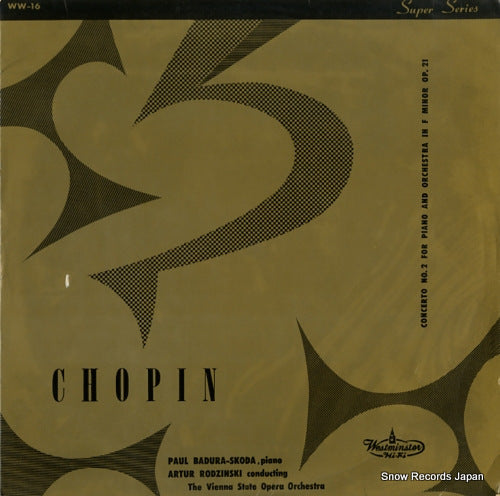 BADURA-SKODA, PAUL chopin; concerto no.2 for piano and orchestra WW16