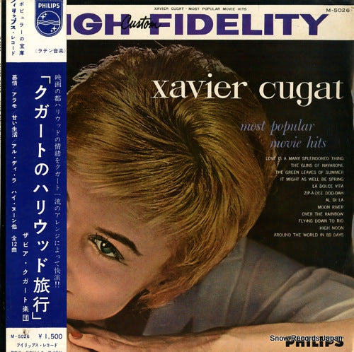 CUGAT, XAVIER, AND HIS ORCHESTRA most popular movie hits as styled by cugat M-5026