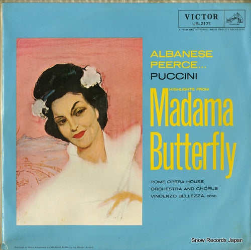BELLEZZA, VINCENZO puccini; madama butterfly LS2171