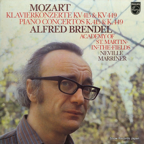 BRENDEL, ALFRED mozart; klavierkonzerte kv 415 & kv 449 9500565