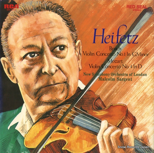 HEIFETZ, JASCHA bruch; violin concerto no.1 in g minor, op.26 SRA-2824
