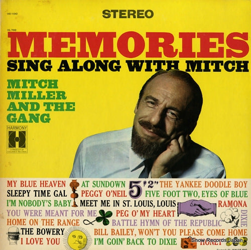 MILLER, MITCH, AND THE GANG memories sing along with mitch HS11242