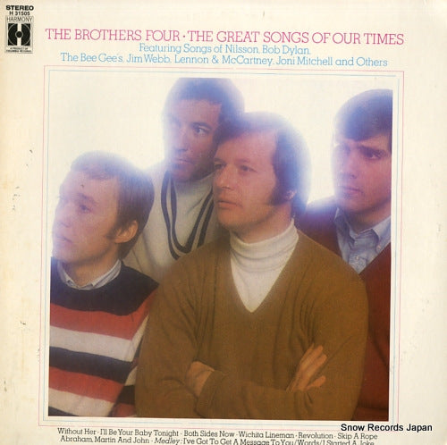 BROTHERS FOUR, THE the great songs of our times H31505