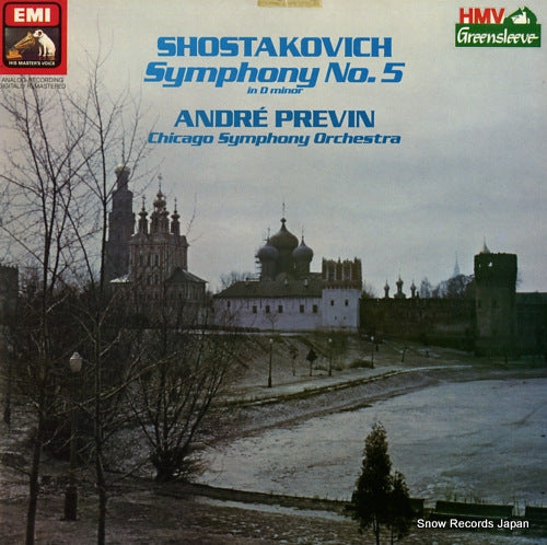 PREVIN, ANDRE shostakovich; symphony no.5 ESD2900541