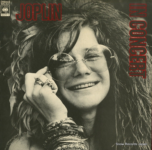 JOPLIN, JANIS joplin in concert SOPJ70-71