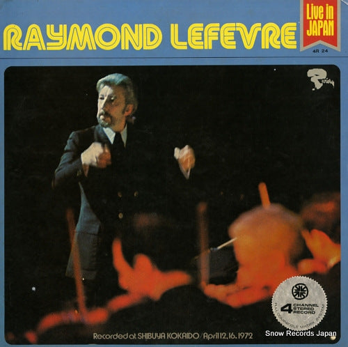 LEFEVRE, RAYMOND raymond lefevre live in japan 4R24