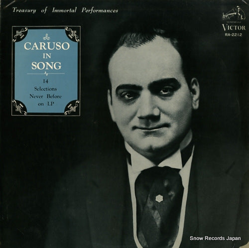 CARUSO, ENRICO caruso in song RA-2212