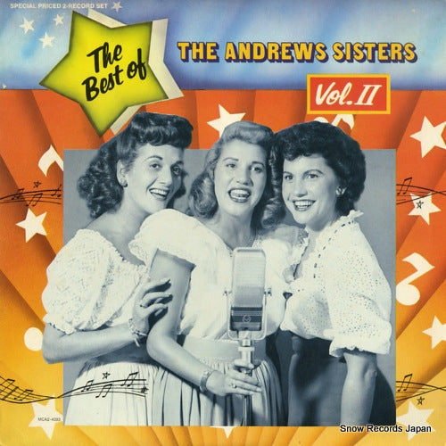 ANDREWS SISTERS, THE the best of the andrews sisters vol.2 MCA2-4093