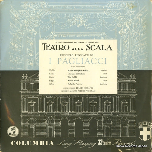 SERAFIN, TULLIO leoncavallo; i pagliacci 33CXS1211