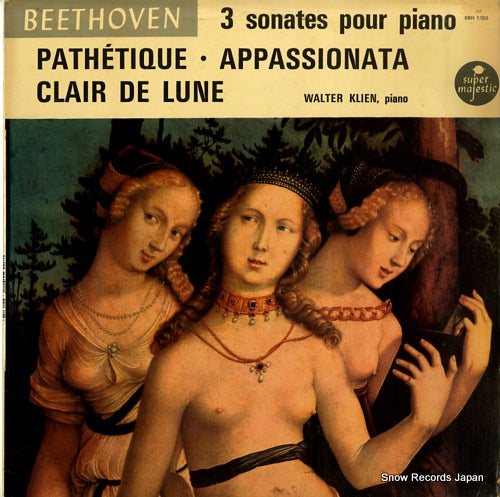 KLIEN, WALTER beethoven; 3sonates pour piano BBH1150