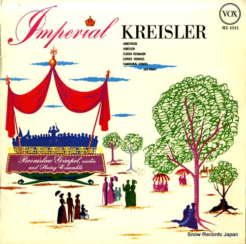 GIMPEL, BRONISLAW imperial kreisler VOX5545