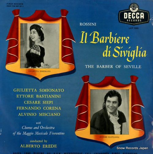 EREDE, ALBERTO rossini; il barbiere di siviglia LXT5283