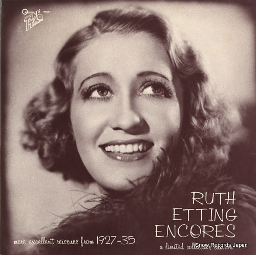 ETTING, RUTH ruth etting encores TT211
