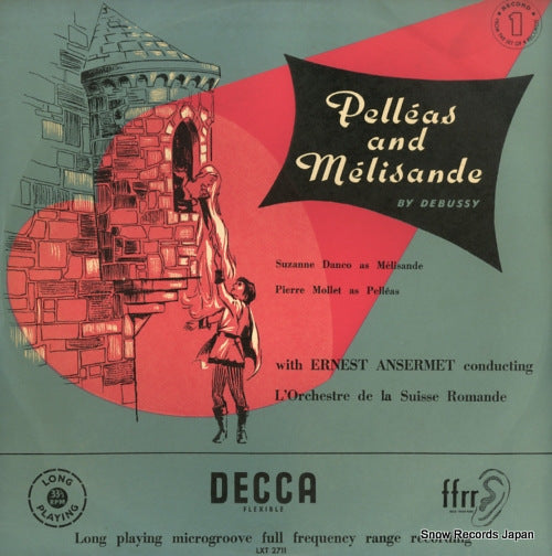 ANSERMET, ERNEST debussy; pelleas and melisande LXT2711