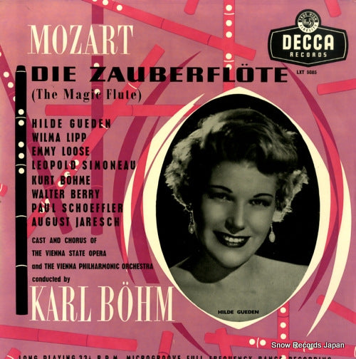 BOHM, KARL mozart; die zauberflote (the magif flute) LXT5085