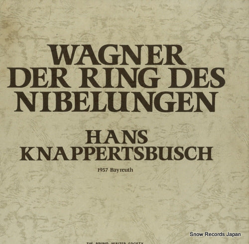 KNAPPERTSBUSCH, HANS wagner; der ring des nibelungen OB-7117-BS