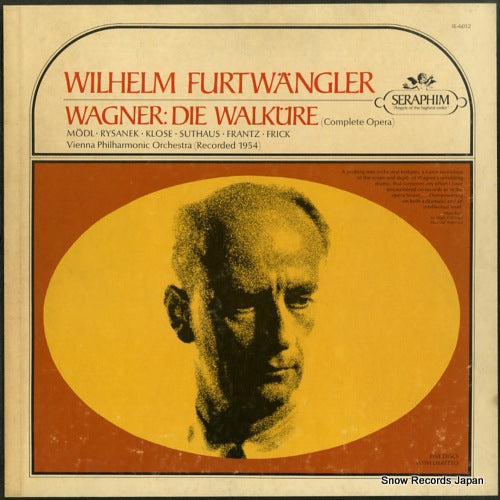 FURTWANGLER, WILHELM wagner; die walkure (complete opera) IE-6012