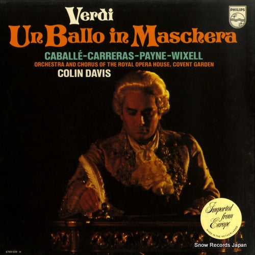 DAVIS, COLIN verdi; un ballo in maschera 6769020