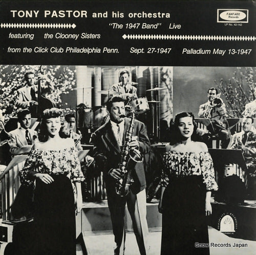 PASTOR, TONY the 1947 band 42-142