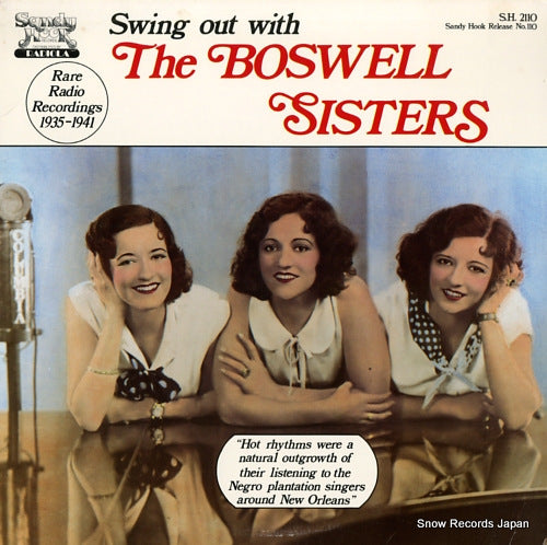 BOSWELL SISTERS, THE swing out with the boswell sisters SH2110