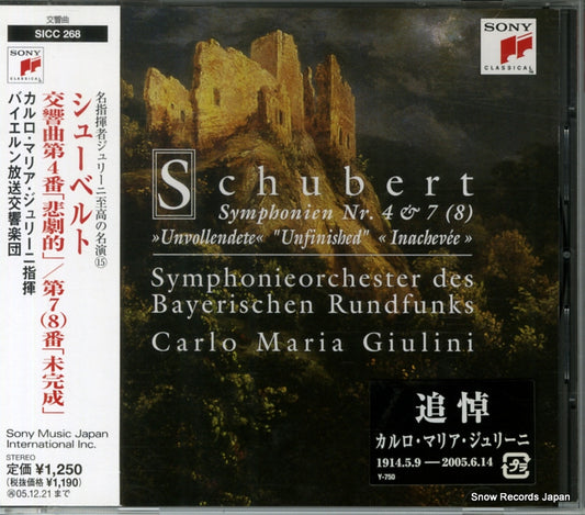 GIULINI, CARLO MARIA schubert; symphonien nr.4 & 7 SICC268
