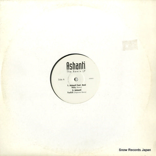 ASHANTI the remix lp ASH001