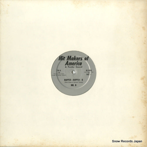 MR.B rapper - dapper - b HMA718