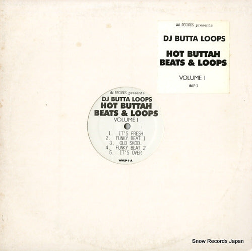 DJ BUTTA LOOPS hot buttah beats & loops volume1 WWLP-1