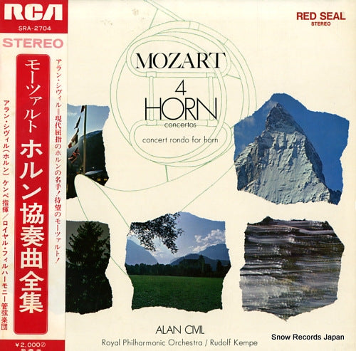 CIVIL, ALAN mozarto; 4 horn concertos SRA-2704