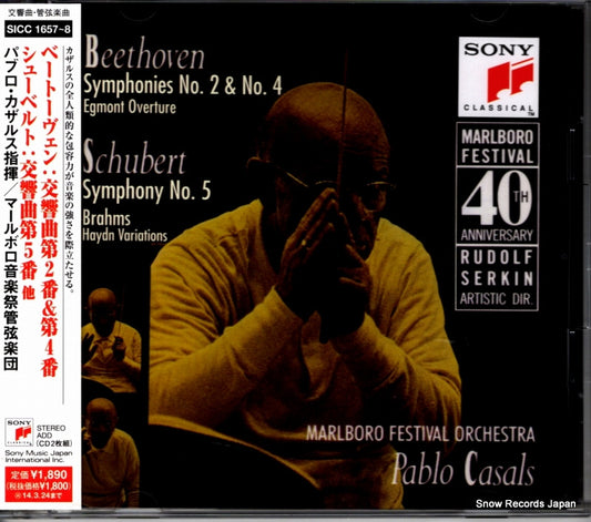CASALS, PABLO beethoven; symphonies no.2 & no.4 SICC1657