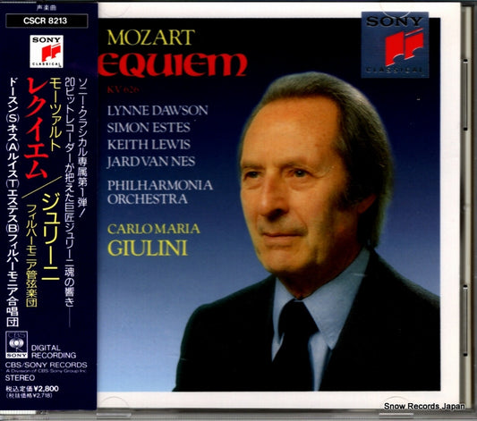 GIULINI, CARLO MARIA mozart; requiem CSCR8213
