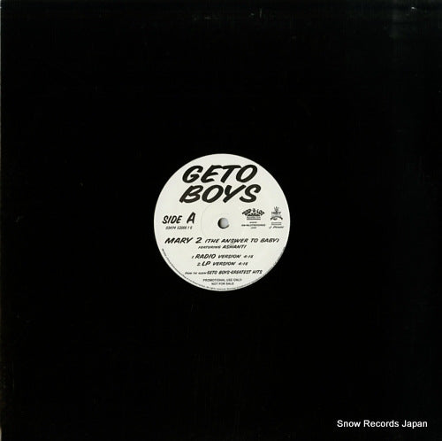 GETO BOYS mary 2 (the answer to baby) 034745200616
