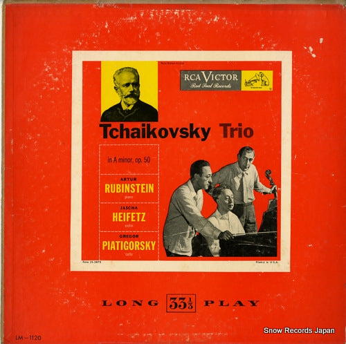 RUBINSTEIN, ARTUR tchaikovsky; trio in a minor, op.50 LM-1120