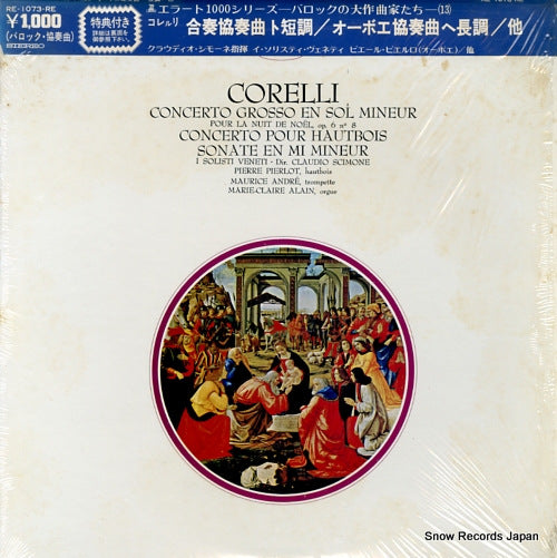 SCIMONE, CLAUDIO corelli; concerto grosso en sol mineur RE-1073-RE